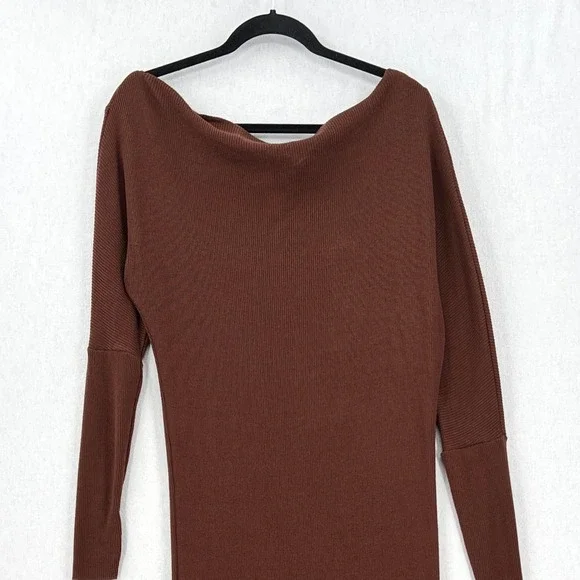 ENZA COSTA Sweater Knit Slouch Dress Womens Small Brown Long Sleeve Maxi NEW - www.joarbit.com ENZA COSTA Sweater Knit Slouch Dress Womens Small Brown Long Sleeve Maxi NEW - www.joarbit.com